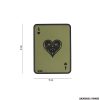 PATCH - 3D PVC ASSO DI PICCHE VERDE #19015