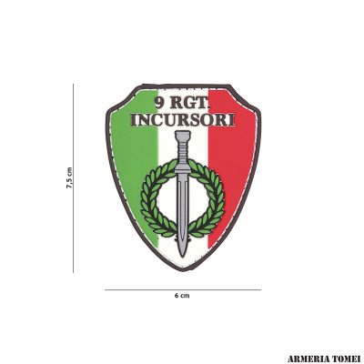 PATCH - 3D PVC 9 RGT INCURSORI
