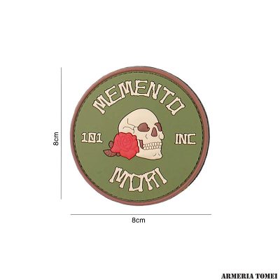 PATCH - 3D PVC MEMENTO MORI VERDE #3101
