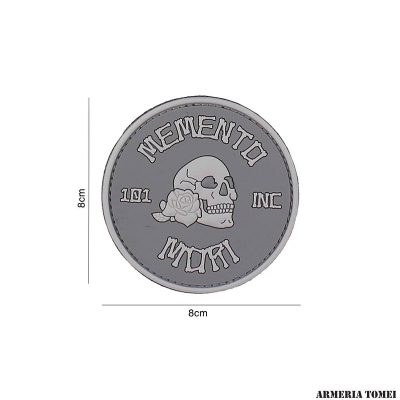 PATCH - 3D PVC MEMENTO MORI GRIGIA #3103