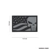 PATCH - 3D PVC PUNISHER USA FLAG GRIGIA #8083