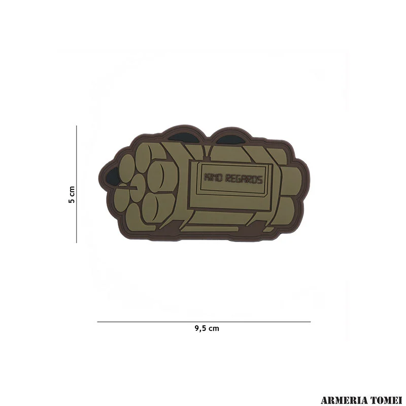 PATCH - 3D PVC KIND REGARDS COYOTE