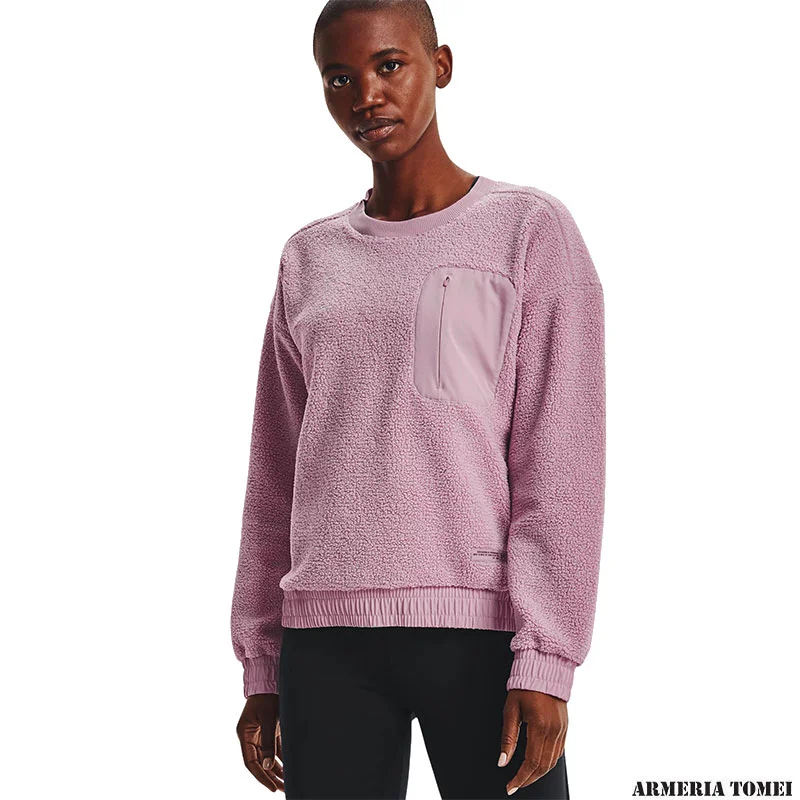 UNDER ARMOUR - DONNA - MISSION BOUCLE CR Mauve Pink / Ash Plum - 698 - immagine 3