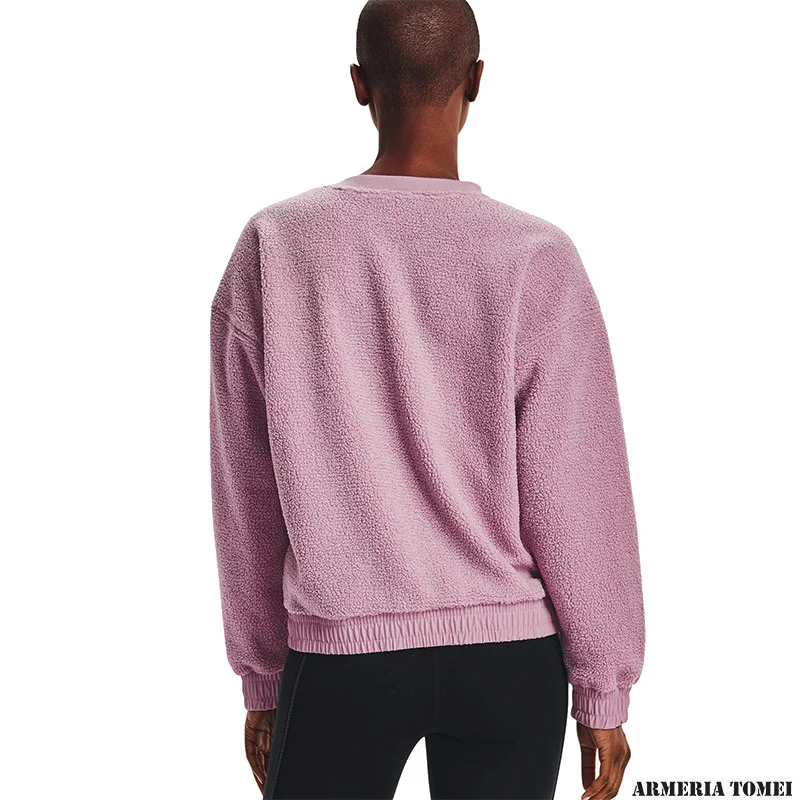 UNDER ARMOUR - DONNA - MISSION BOUCLE CR Mauve Pink / Ash Plum - 698 - immagine 4