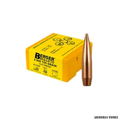 BERGER BULLETS - 6MM 105GR VLD TARGET (100PZ)