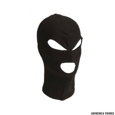 PASSAMONTAGNA COTONE 3 FORI -NERO