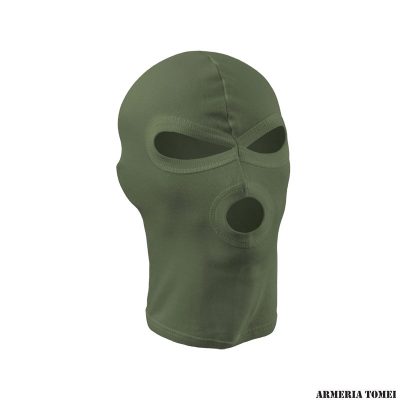 PASSAMONTAGNA COTONE 3 FORI -VERDE