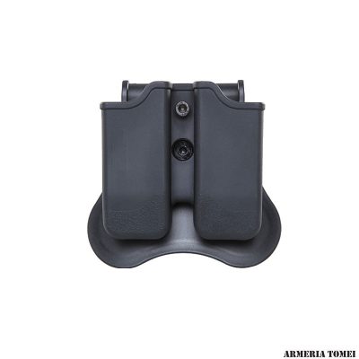 CYTAC - PORTACARICATORE BERETTA 92, 96/ GLOCK 17-19; BROWNING HIPOWER/BDM (9/40)PER TUTTI CARICATORI BIFILARI