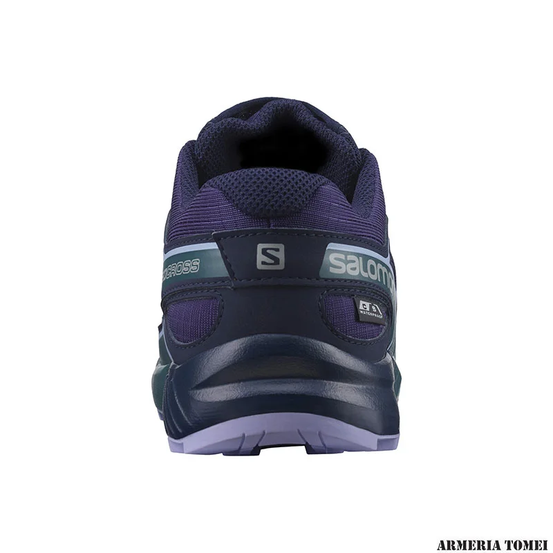 SALOMON - BIMBO/A - SPEEDCROSS CLIMASALOMON™ WATERPROOF J Grape Juice/Mallard Blue/Lavender - immagine 3