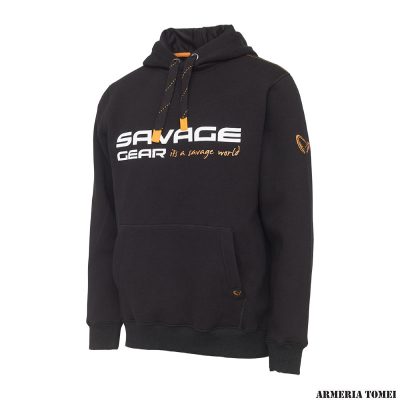 FELPA - SAVAGE GEAR - COSMO HOODIE Black Ink