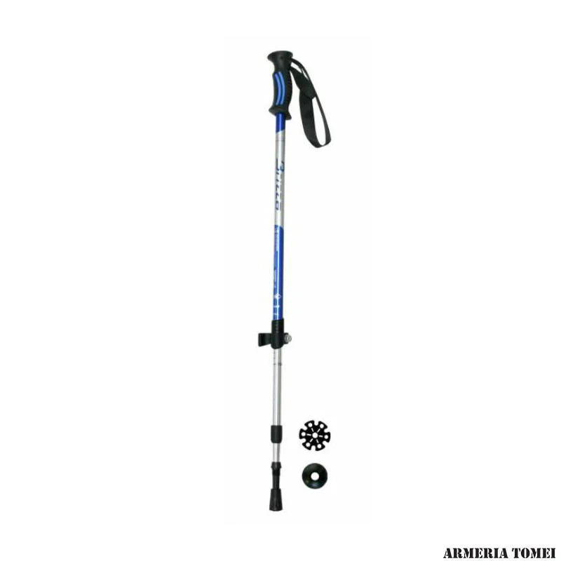 BRIZZA - BASTONE TREKKING IN ALLUMINIO 3 SEZ. TELESCOPICHE -BLU