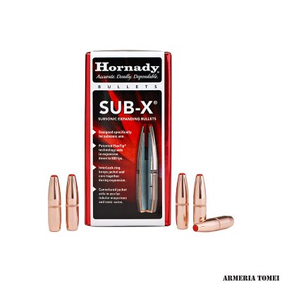 HORNADY - PALLE - 30 Cal .308 190gr Sub- X® (100 PZ)