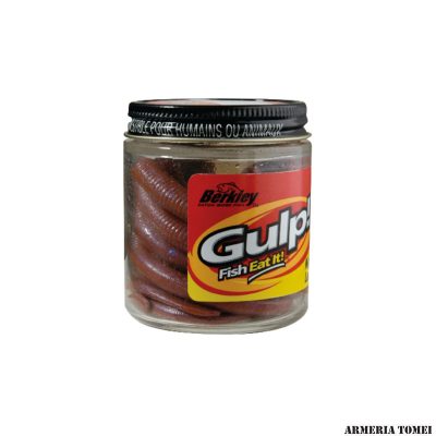 BERKLEY - GULP! Dark Brown NIGHTCRAWLERS 15cm (10 PZ)