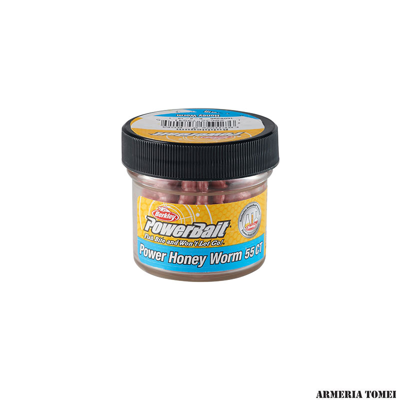 BERKLEY – POWERBAIT POWER HONEY WORM Bubblegum 2.5cm (55 pz)