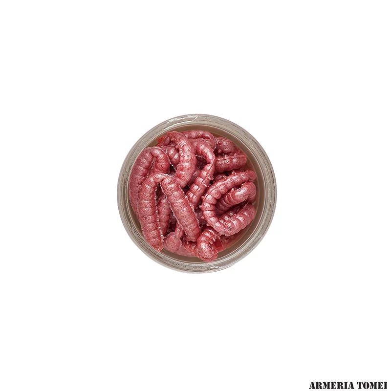 BERKLEY - POWERBAIT POWER HONEY WORM GARLIC Bubblegum 2.5cm (55 pz) - immagine 2
