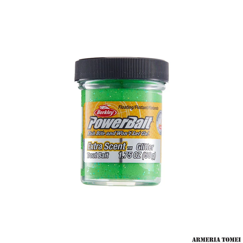 BERKLEY - POWERBAIT EXTRA SCENT GLITTER Spring Green 1.75oz 50g