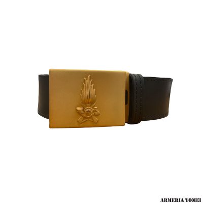 GUARDIA DI FINANZA - CINTA IN PELLE CON PLACCA