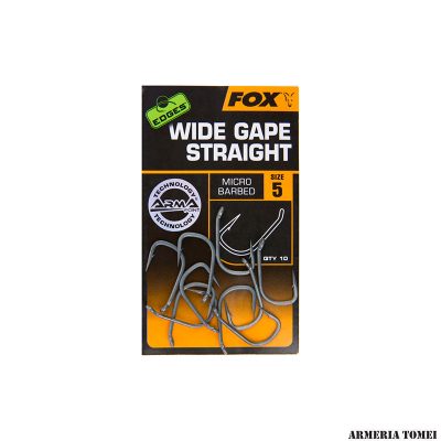 FOX - EDGES™ WIDE GAPE STRAIGHT MICRO BARBED SIZE 4 (10PZ)