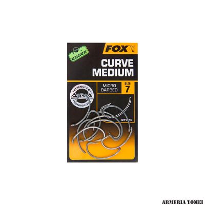 FOX - EDGES™ CURVE MEDIUM MICRO BARBED SIZE 4 (10PZ)