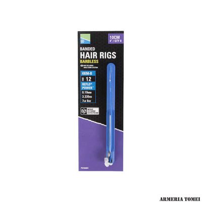 PRESTON - KKM-B MAG STORE BANDED HAIR RIGS MSS RIG - 4" BANDED - SIZE 16 KKM-B
