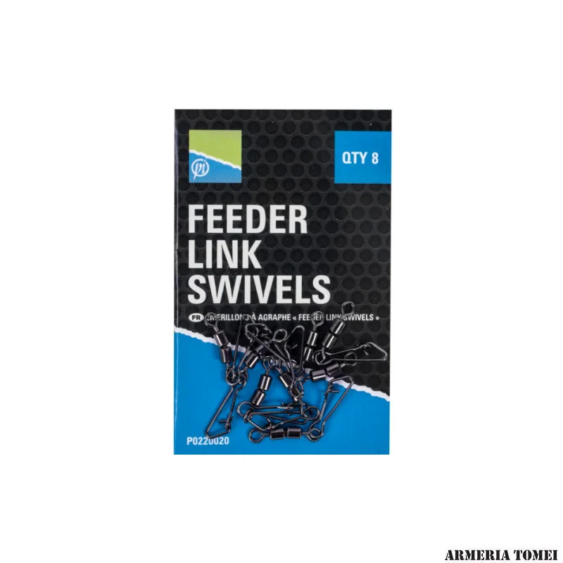 PRESTON - DOUBLE FEEDER LINK SWIVELS