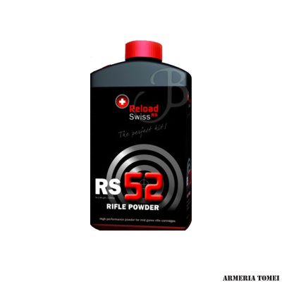 POLVERE DA RICARICA - RELOAD SWISS RS52 - IN CONFEZIONE DA 1000GR