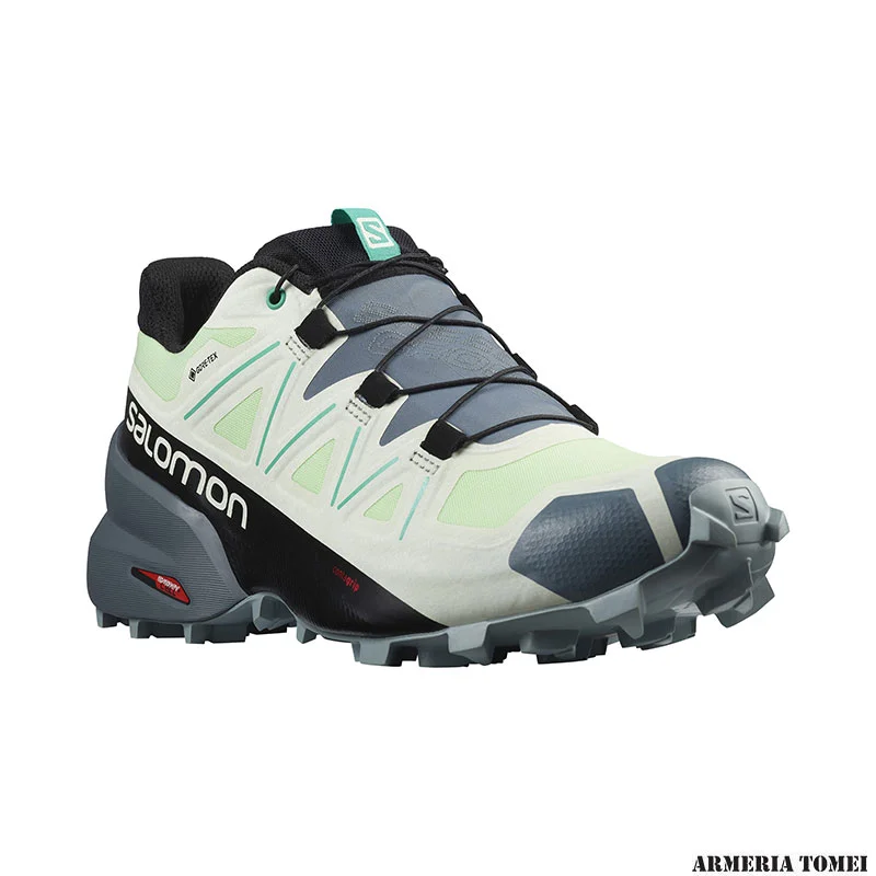 SALOMON - DONNA - SPEEDCROSS 5 GTX W Patina Green / Stormy Weather / Peacock Green - immagine 2