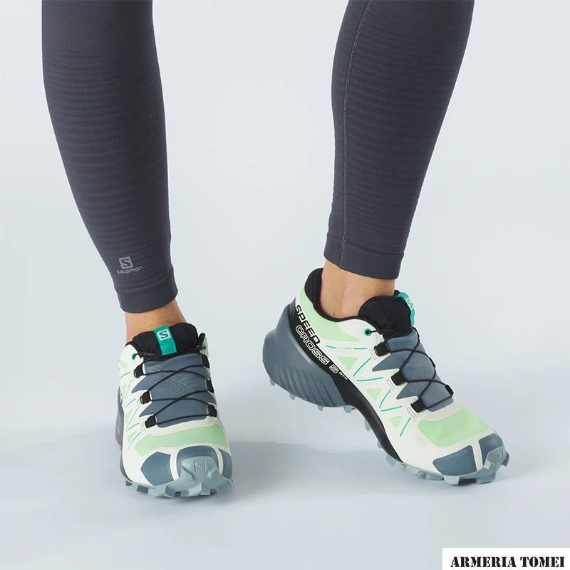 SALOMON - DONNA - SPEEDCROSS 5 GTX W Patina Green / Stormy Weather / Peacock Green - immagine 6