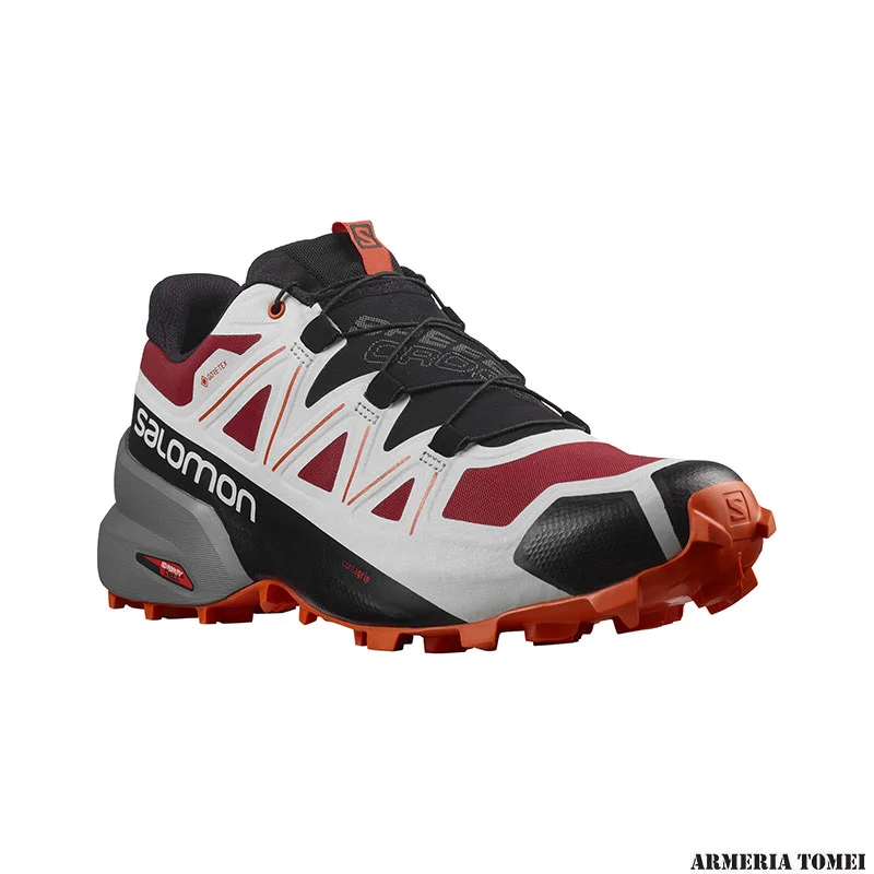 SALOMON - UOMO - SPEEDCROSS 5 GTX Chili Pepper / Pearl Blue / Cherry Tomato - immagine 2