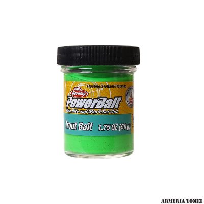 BERKLEY - POWERBAIT ORIGINAL SCENT TROUT BAIT Spring Green 1.75oz 50g