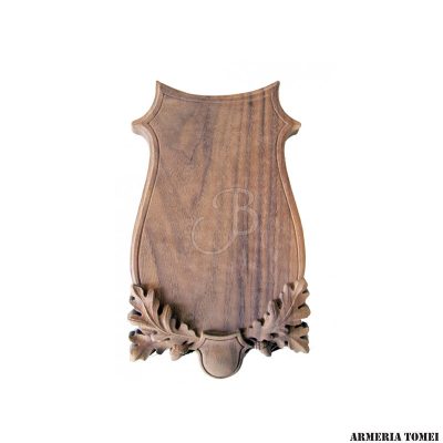 D.C. SCUDETTO PORTATROFEO "GHIANDE"NOCE-20X14