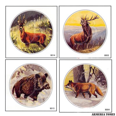 EDELMANN - BERSAGLI DI CARTA ANIMALI 14x14