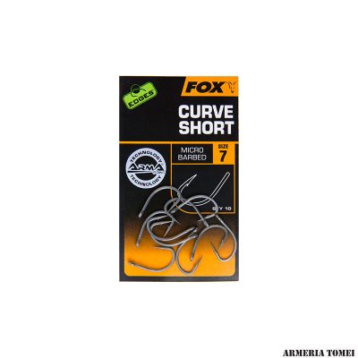 FOX - EDGES™ CURVE SHORT MICRO BARBED SIZE 4 (10PZ)