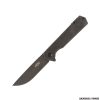 GANZO - COLTELLO CHIUDIBILE MANICO STAINLESS STEEL LAMA STONE WASHED