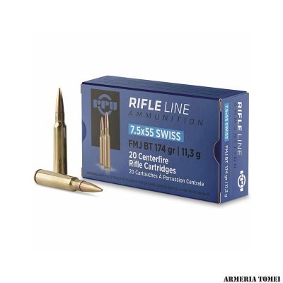 PPU PARTIZAN - 7,5x55 SWISS FMJ BT 174gr | 11,3g