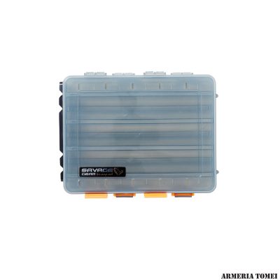 SCATOLA - SAVAGE GEAR - LUREBOX 2 SIDED SMOKE LONG 20.5x17x4.8cm
