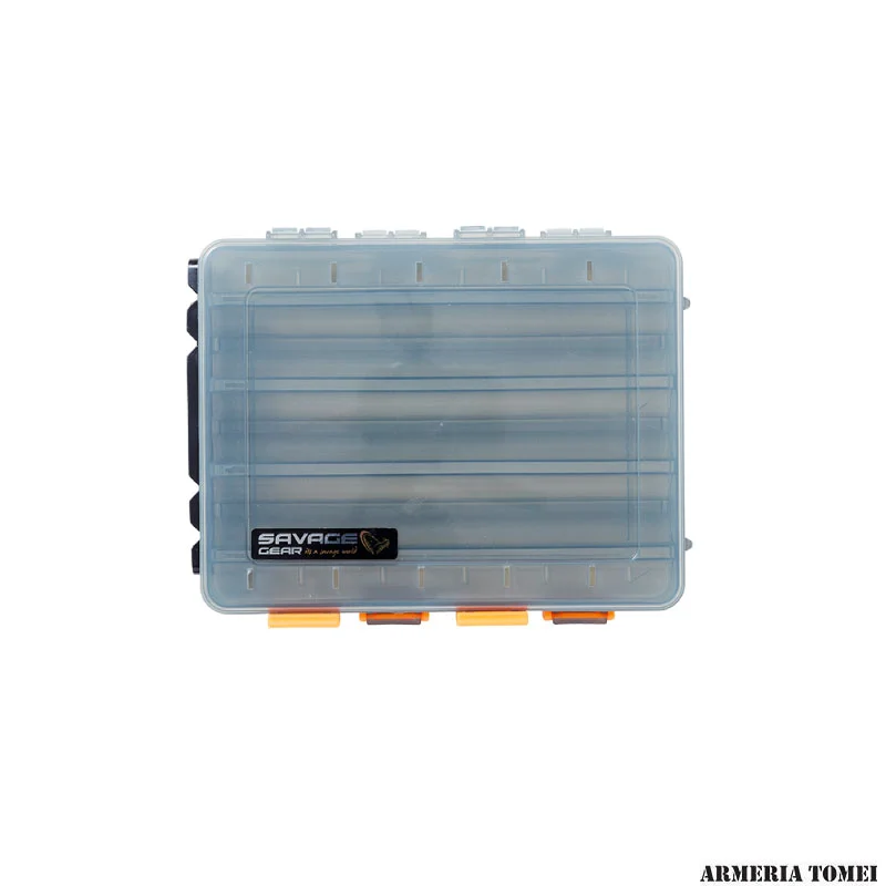 SCATOLA - SAVAGE GEAR - LUREBOX 2 SIDED SMOKE LONG 20.5x17x4.8cm