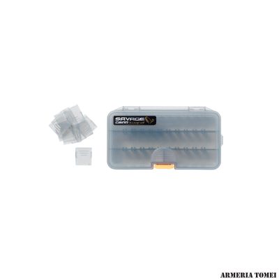 SCATOLA - SAVAGE GEAR - LUREBOX 2B SMOKE 16.1X9.1X3.1CM