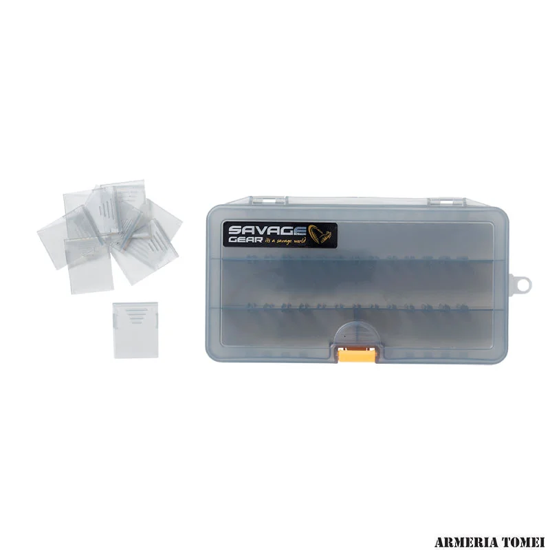 SCATOLA - SAVAGE GEAR - LUREBOX 4B SMOKE 21.4X11.8X4.5CM