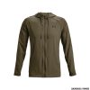 UNDER ARMOUR - UOMO - WOVEN PERFORATED WINDBREAKER Tent / Black - 361