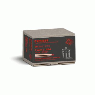 PALLE DA RICARICA - GECO - EXPRESS 7mm | .284 | 10,0g/155gr (50pz)