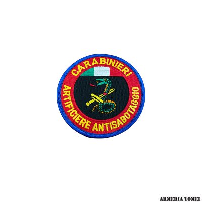 PATCH - CARABINIERI ARTIFICIERE ANTISABOTAGGIO -RICAMATO (TERMOADESIVA)