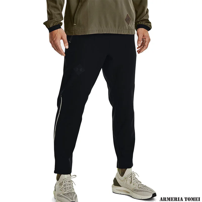 UNDER ARMOUR - UOMO - PANTALONI TERRAIN UNSTOPPABLE CROP Black - immagine 3