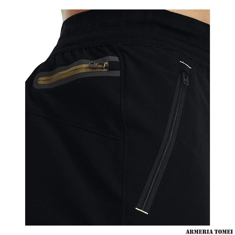 UNDER ARMOUR - UOMO - PANTALONI TERRAIN UNSTOPPABLE CROP Black - immagine 6