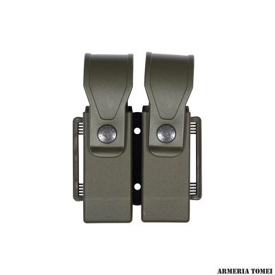 VEGA HOLSTER - DOPPIO PORTACARICATORE BIFILARE POLIMERO VERDE