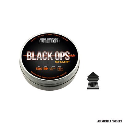 BLACKOPS - SHARP 4,5mm (.177) 0,49g / 7,56gr (500pz)