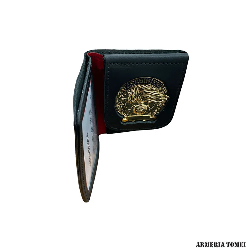 PORTAFOGLIO IN PELLE CARABINIERI (PLACCA ORO) - immagine 4