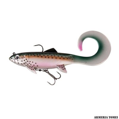 DAM EFFZETT - PIKE SEDUCER CURL TAIL 18cm / 85gr Rainbow Trout