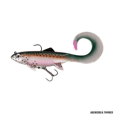 DAM EFFZETT - PIKE SEDUCER CURL TAIL 23cm / 130gr Rainbow Trout