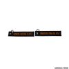 PORTACHIAVI TESSUTO REMOVE BEFORE FLIGHT BLACK-ORANGE